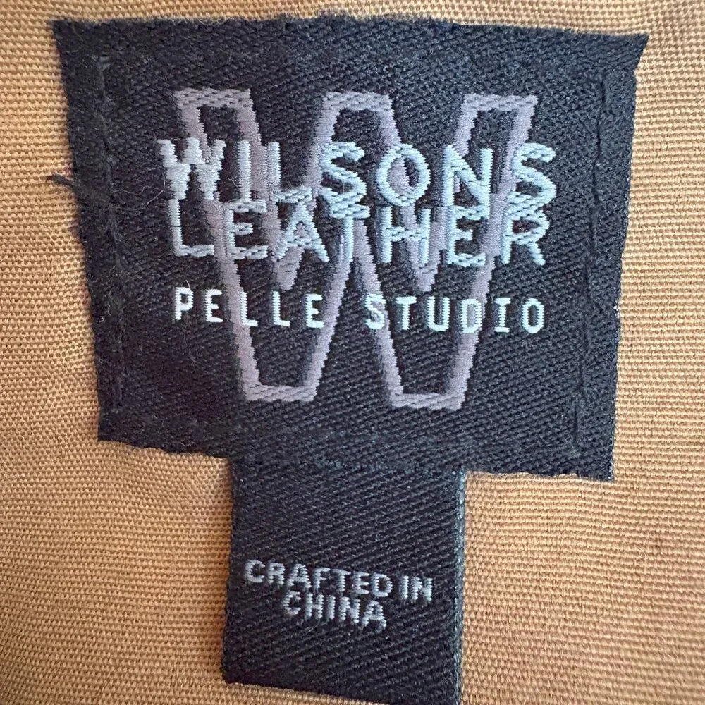 Pelle Studio Wolsons 1995 Vintage Soft Leather Backpack  Zipper Straps Beige